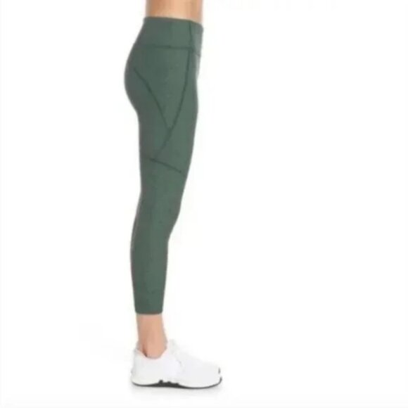 Outdoor Voices Warm-Up Crop Leggings Hunter Green Size Small - Picture 3 of 7